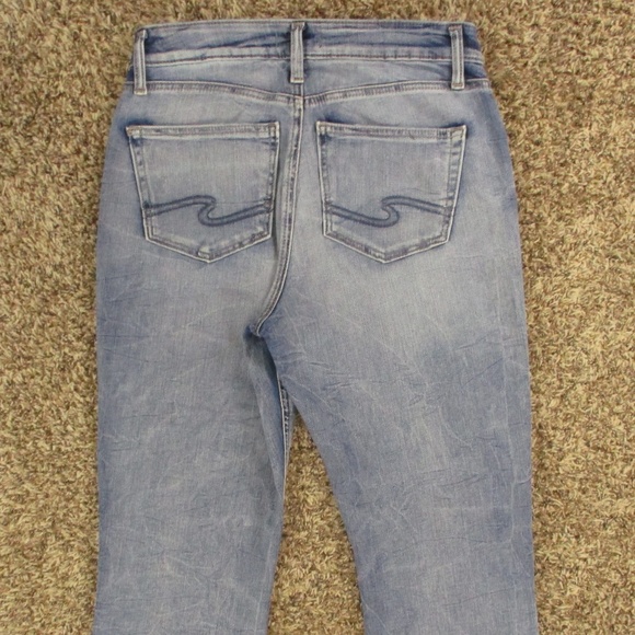 Silver Jeans Women's 30 Light Wash Avery Slim Boot Cut High Rise Stretch‎ Denim - Picture 4 of 7